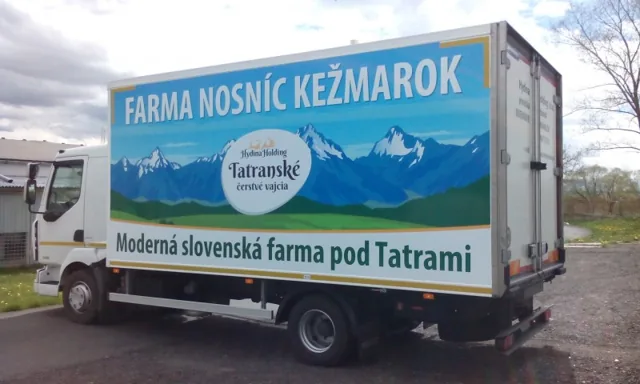 Rozvoz vajec – vozidlo HYDINA HOLDING